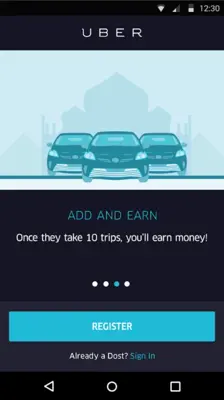 Uber DOST android App screenshot 1